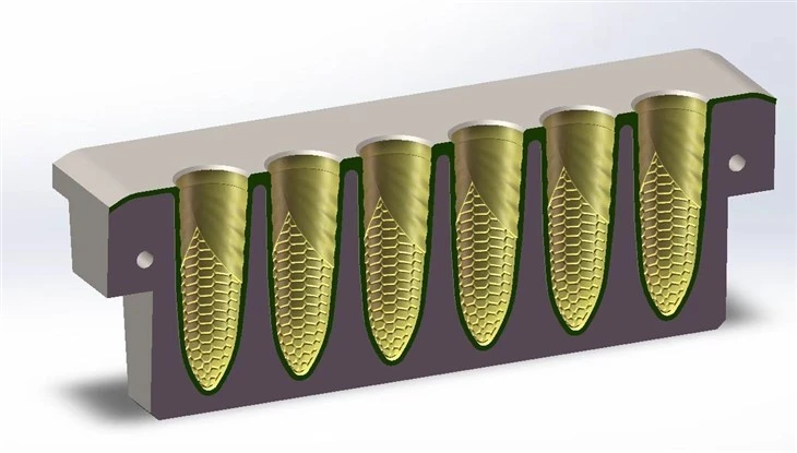 wafer cone machine mold